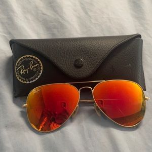Ray-Ban mirrored aviators